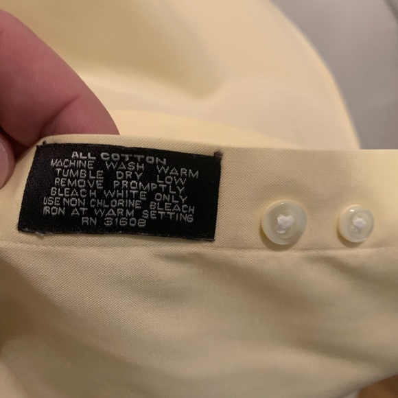 Jos A. Bank - Yellow Dress Shirt - Picture 4 of 5